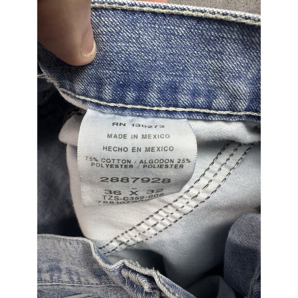 Lee Loose Fit Men's Carpenter Jeans Size 36x32 Cotton Poly Blend - Picture 6 of 6